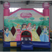 Disney Princess inflatable castle